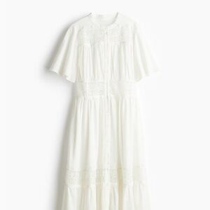 NWT White Dress w/ embroidery